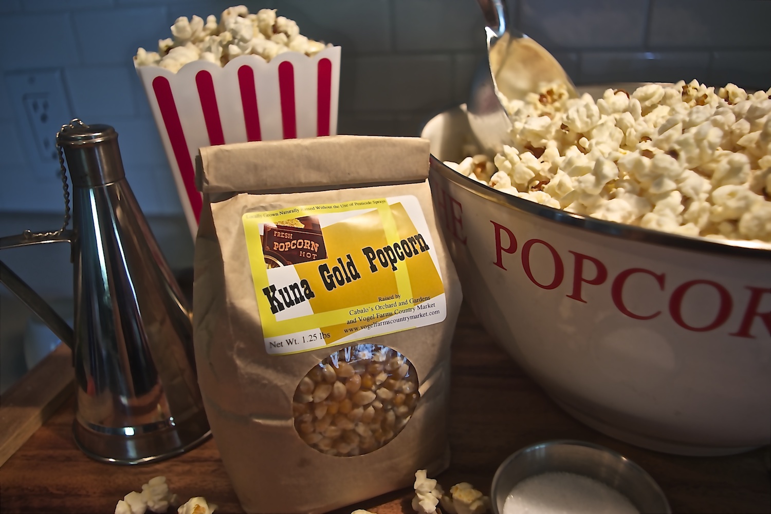 Kuna Popcorn is the love child of Vogel Farms and Cabalo’s Orchard and Gardens in Kuna, Idaho.