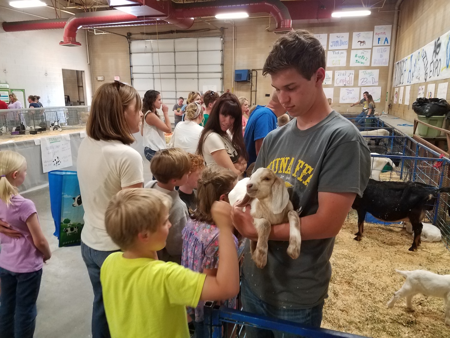 Kuna Ag Expo run by the Kuna High School's local chapter of the Future Farmers of America (FFA) teaches students about the agricultural industry.