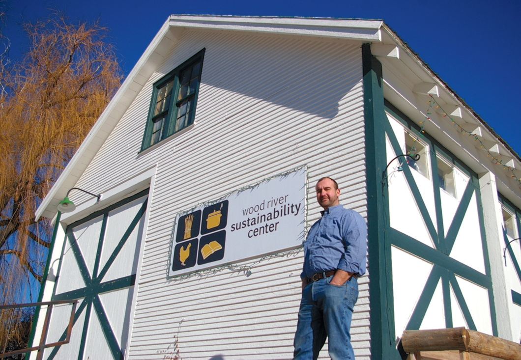 Al McCord at the Wood River Sustainability Center in Hailey, Idaho.