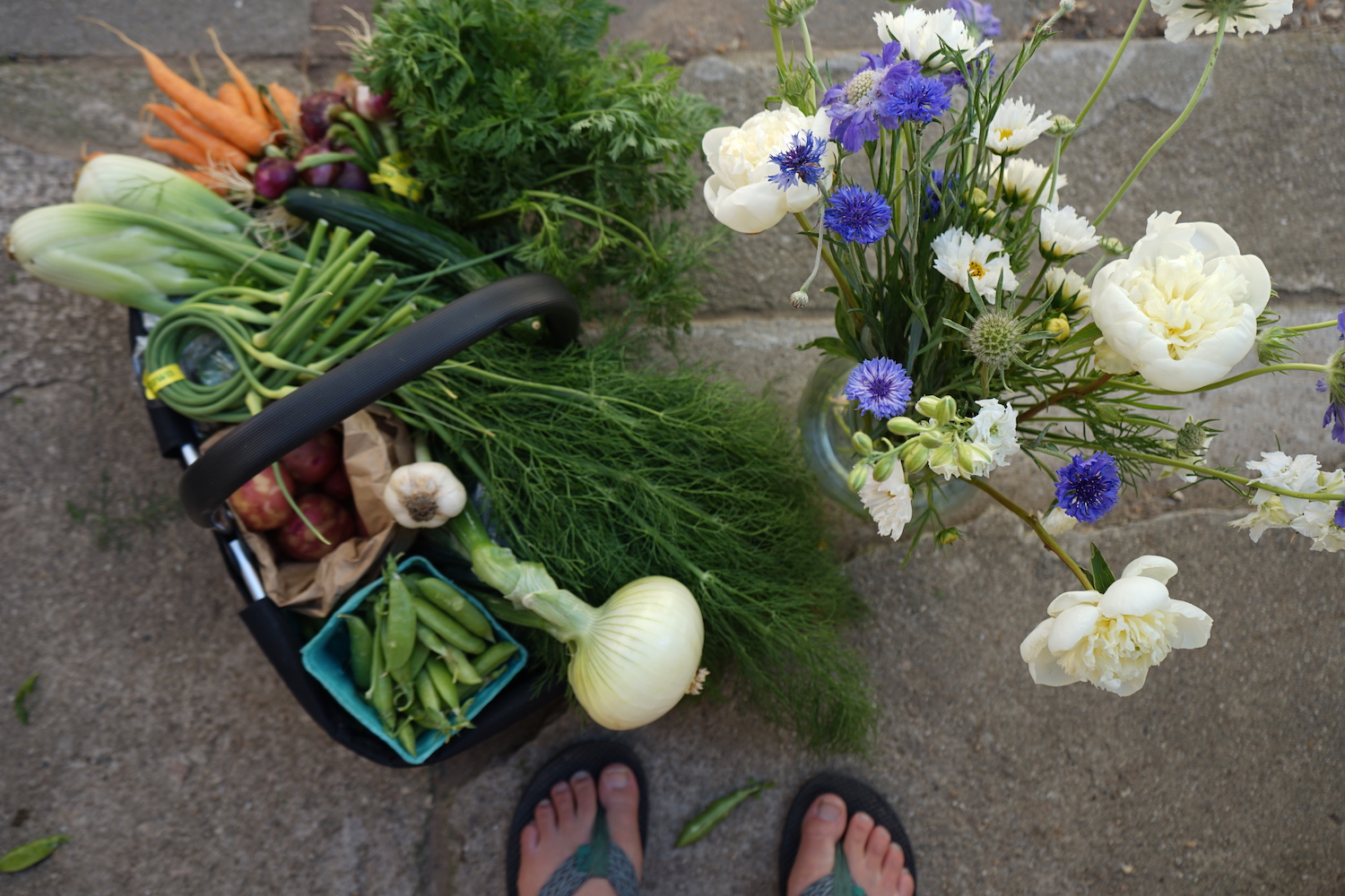 Becca Reynolds started the MyMarketBasket hashtag on Instagram for her finds at the Boise Farmers' Market.
