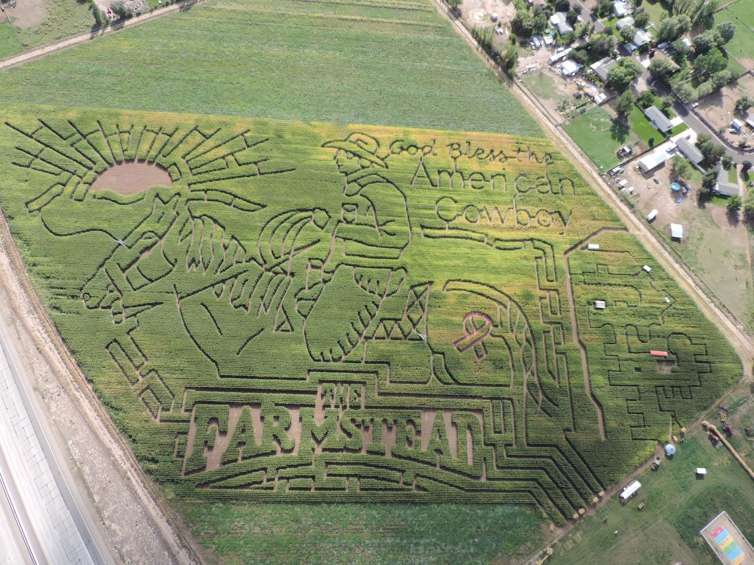 The Farmstead Corn maze is a staple for fall in Meridian, Idaho.
