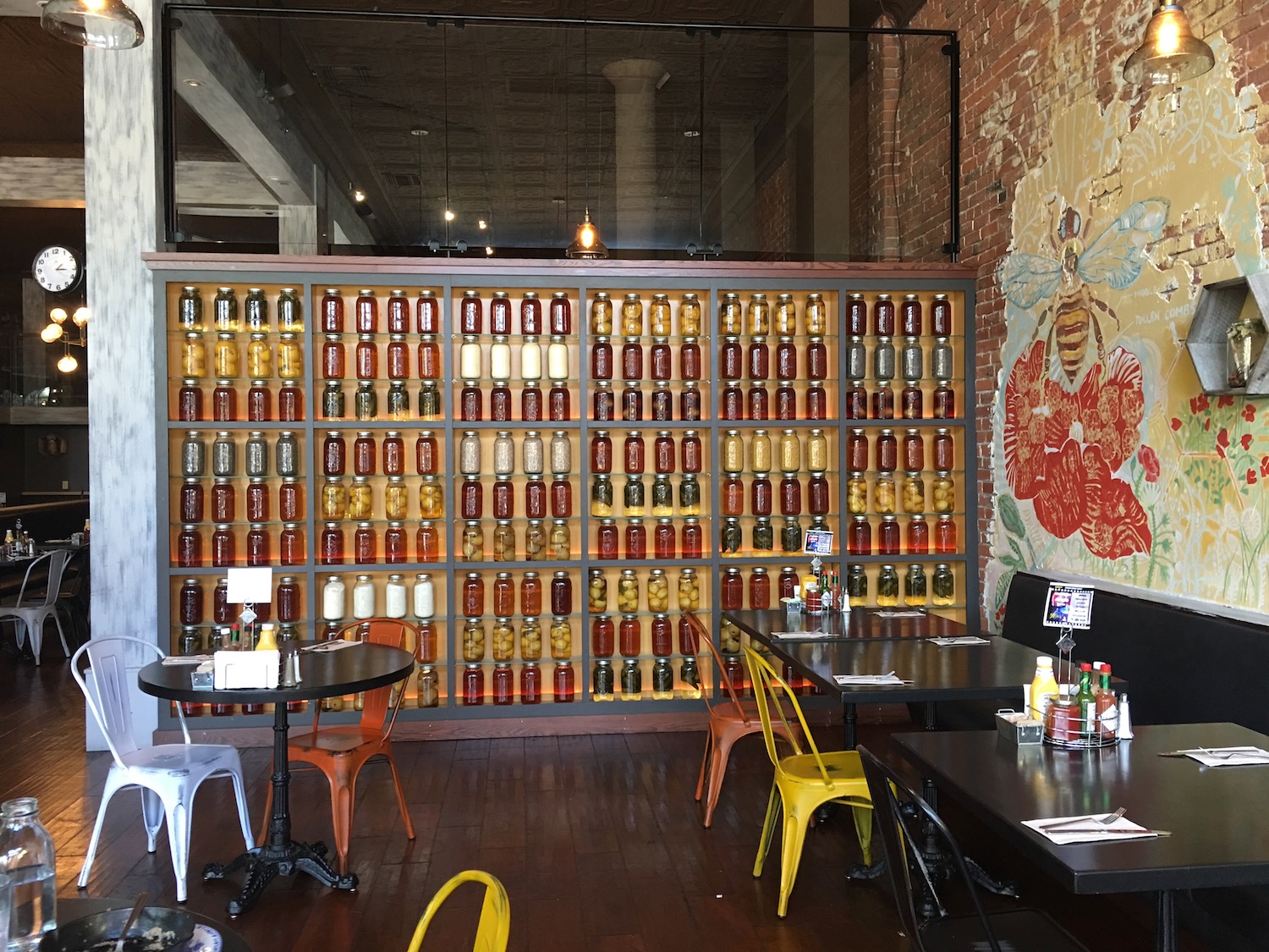 Honey Eatery and Social takes inspiration from the close-knit community of a beehive, desiring a place where people can step in to eat, drink and socialize after buzzing around town all day.