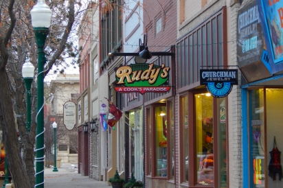 The outside of Rudy's in Twins Falls.