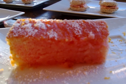 Grapefruit infused poundcake