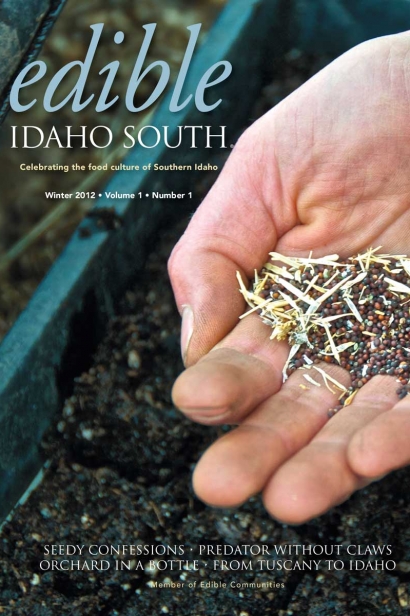 Edible Idaho Winter 2012 magazine cover