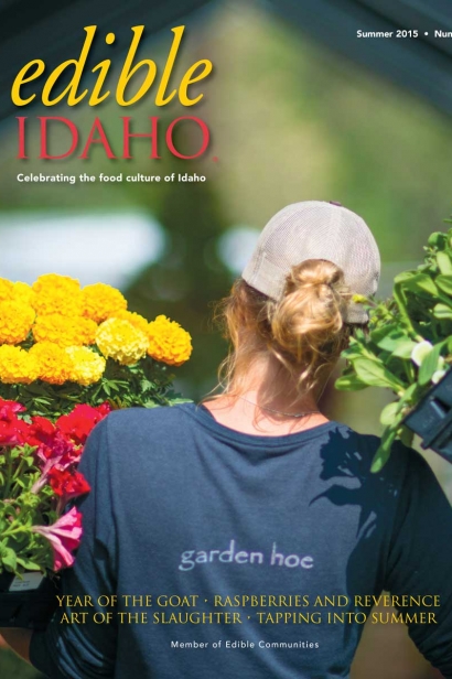 Edible Idaho Summer 2015 magazine cover
