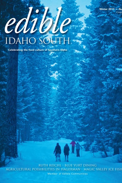 Edible Idaho Winter 2013 magazine cover