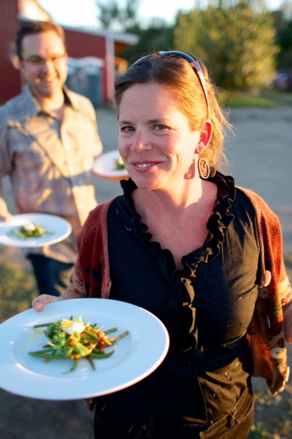 Peaceful Belly Farm and Chef Abby Carlson produce a yearly farm to table dinner on the farm grounds.