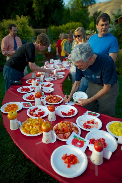 A tasting with Treasure Valley Food Coalition's Tomato Independence Project.