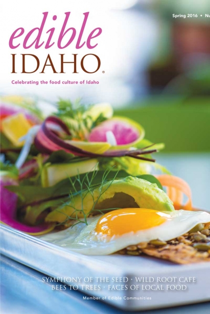 Edible Idaho Spring 2016 magazine cover