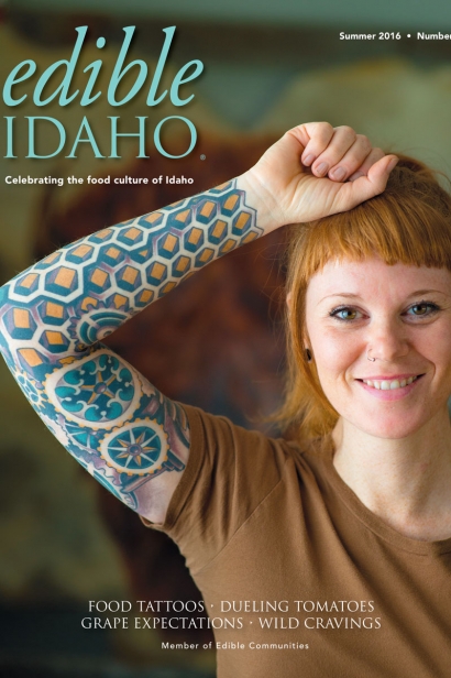 Edible Idaho Summer 2016 magazine cover