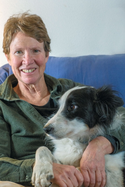 Janie Burns and dog