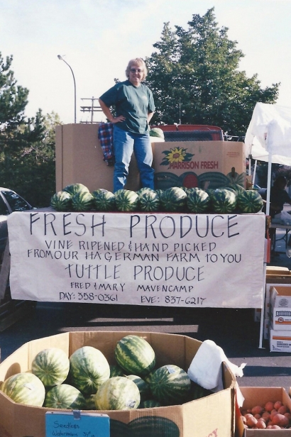 Archival photos from melon growers in Idaho.